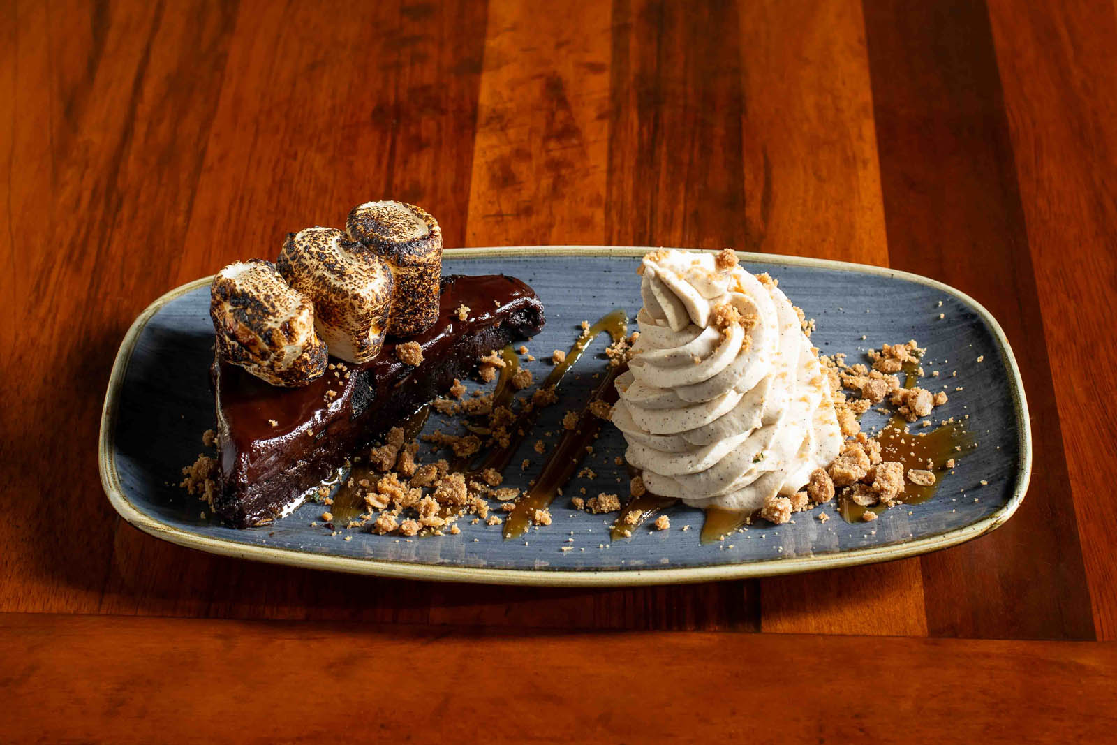 Smoky Campfire Rocky Road Pie