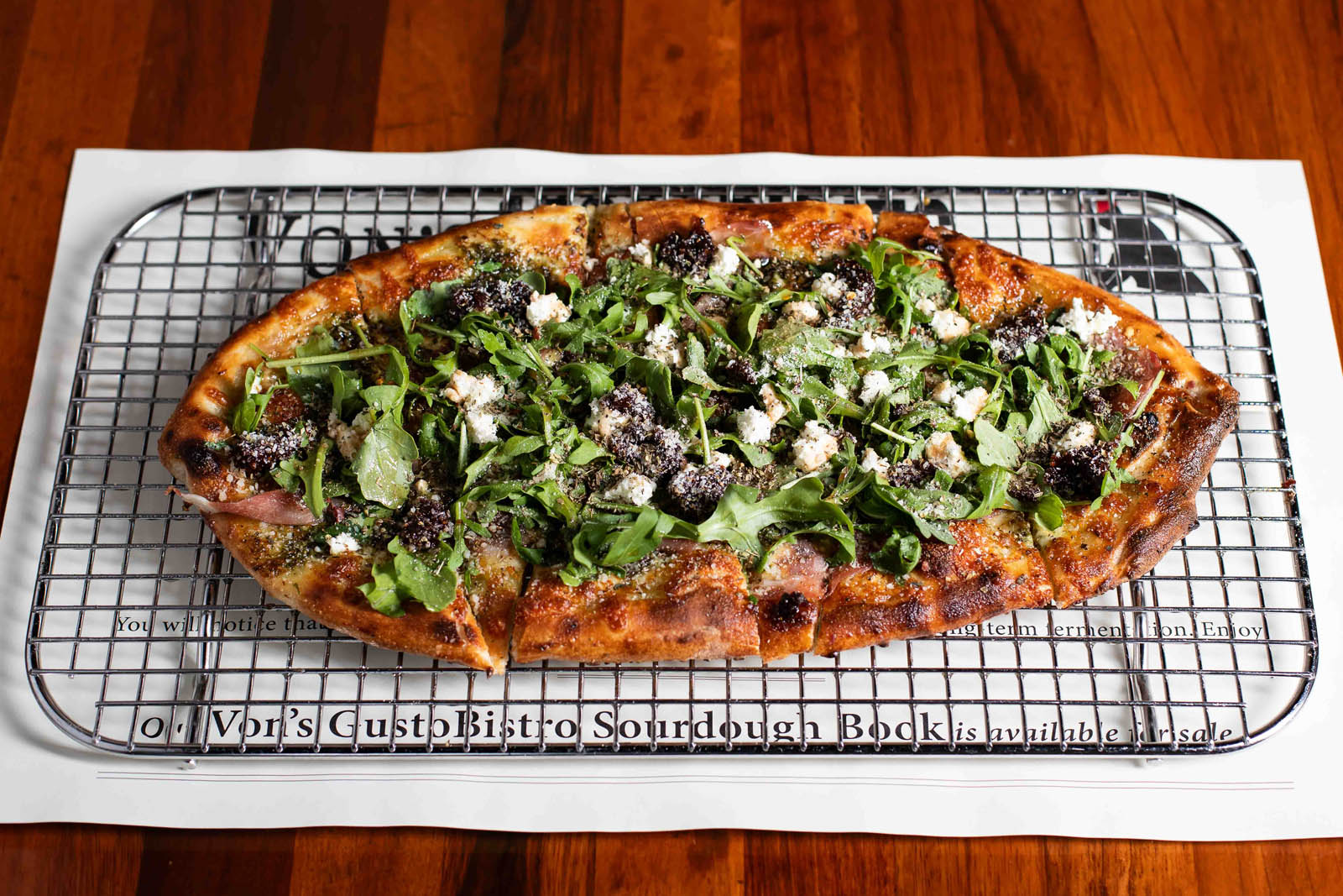 Spiced Fig, Prosciutto And Arugula