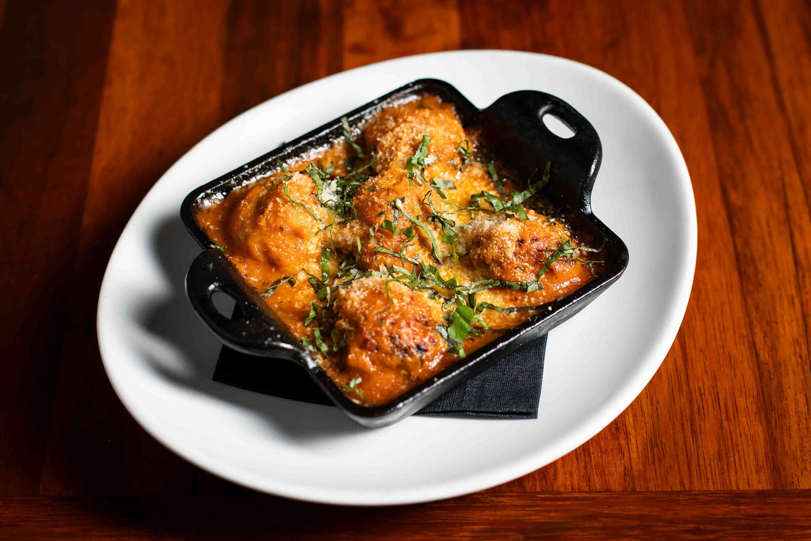 Spicy Fennel Meatballs With Lusty Lady Marinara