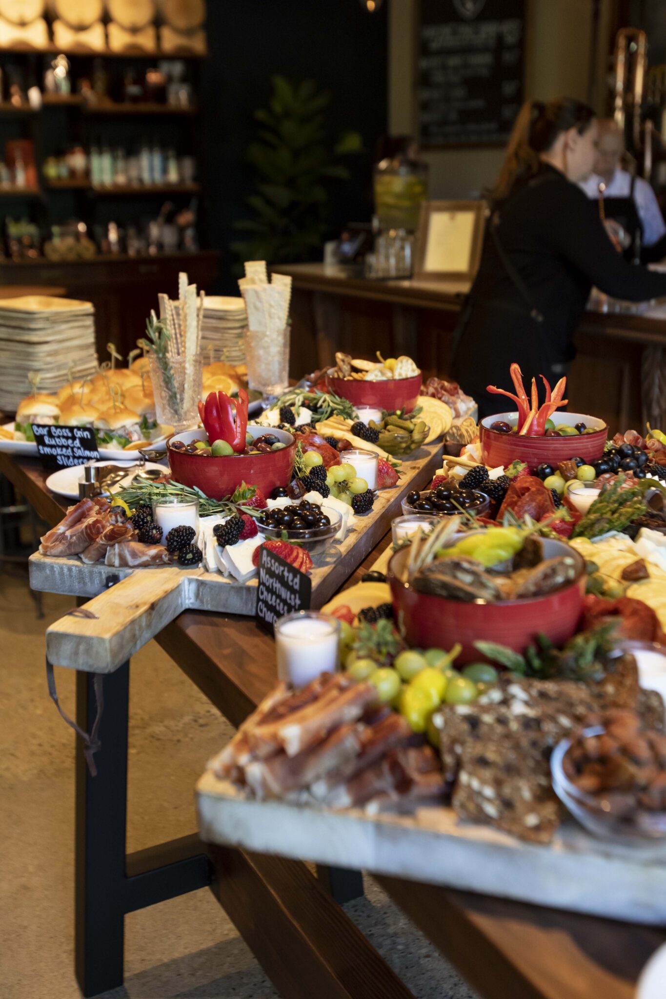 Pre-opening ribbon cutting event for Northwest Spirits Tasting Room and Retail Center. Photo by Anne Marie Zarba.